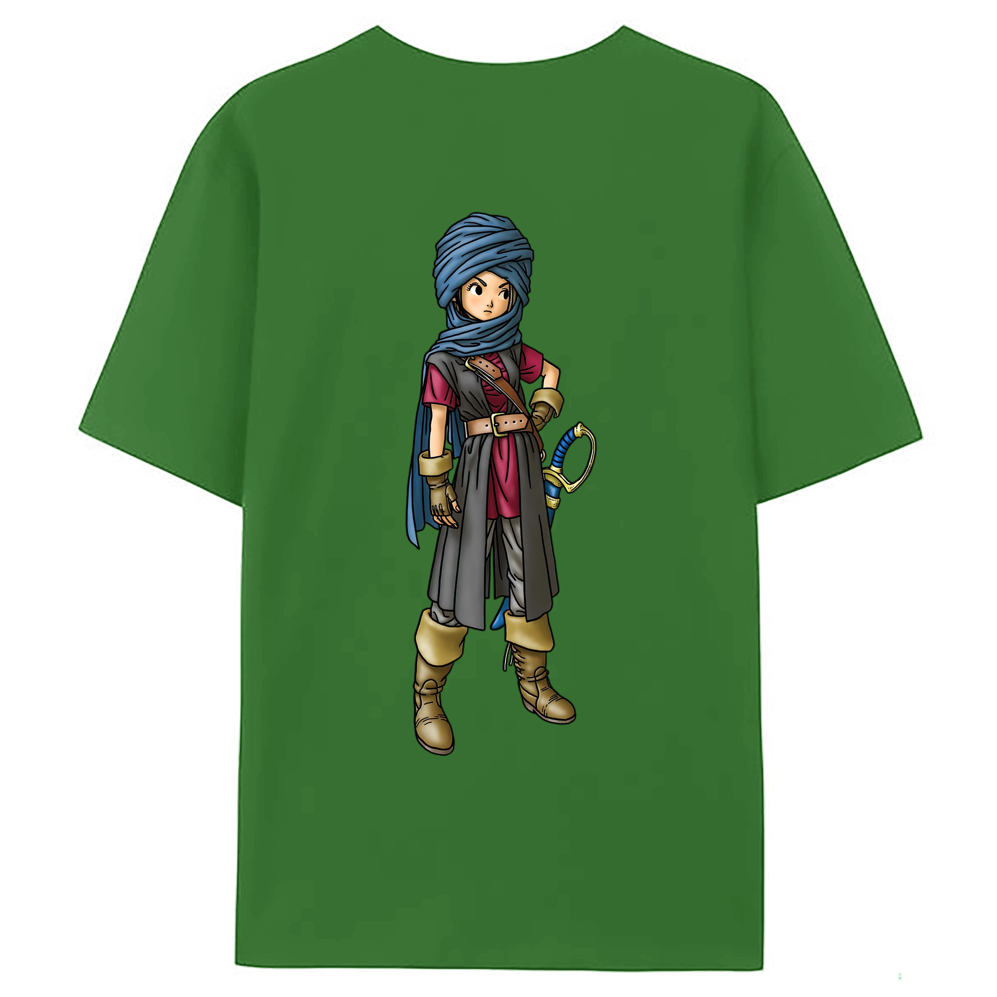 （画像用） ドラゴンクエスト Doragon Kuesuto Dragon Quest レディース半袖Tシャツ(バックプリント)
